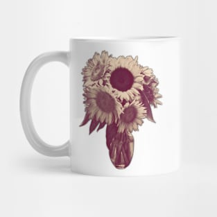 FloraVasia | Sepia Flower Vase Mug